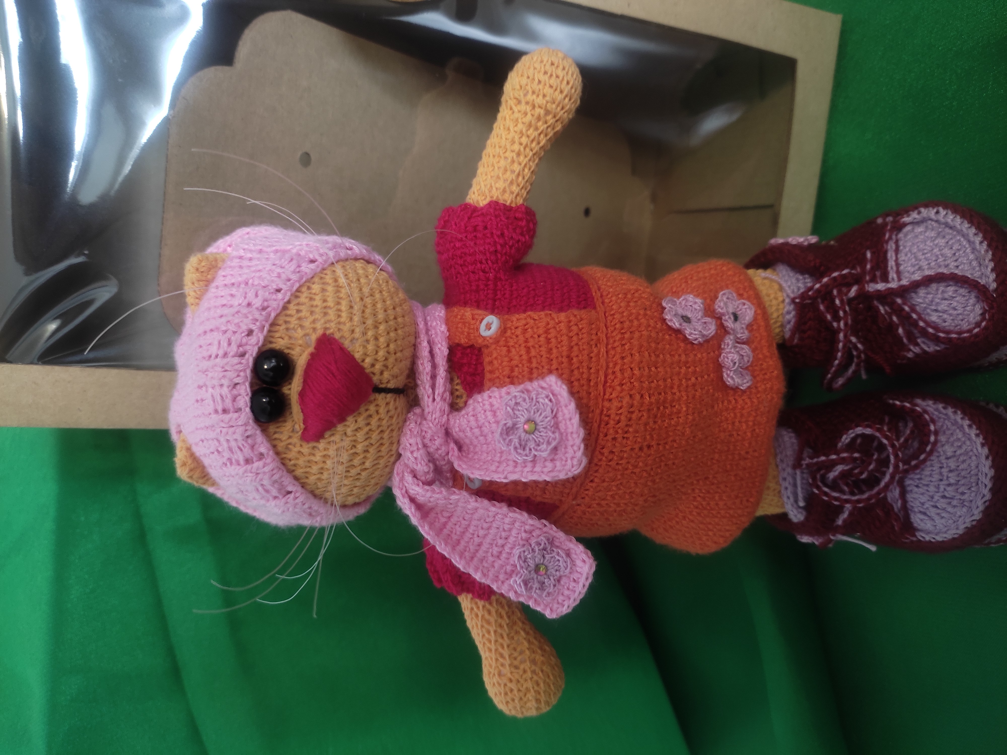 Crochet Tilda cat. Вязаная Тильда- кошка